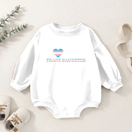 I Love (heart) my Trans Daughter Baby Romper Sweatshirts
