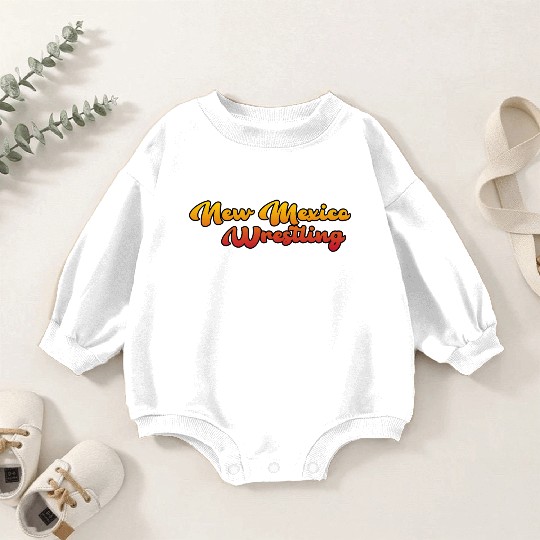 New Mexico Wrestling Baby Romper Sweatshirts