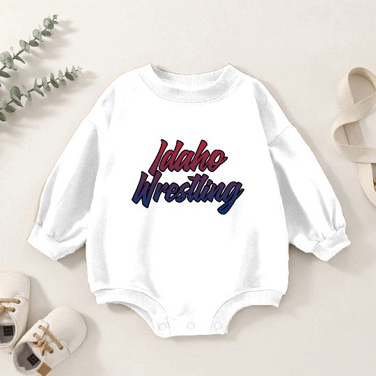 Idaho Wrestling (USA Colors) Baby Romper Sweatshirts