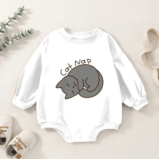 Cat Nap Baby Romper Sweatshirts