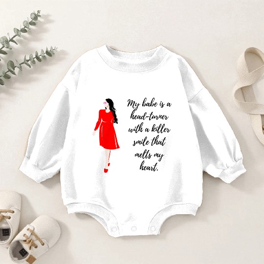 The Allure of My Hot Girlfriend Baby Romper Sweatshirts