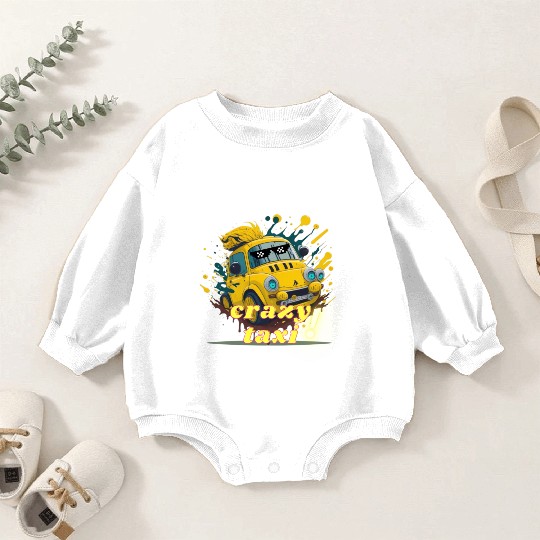 crazy taxi Baby Romper Sweatshirts