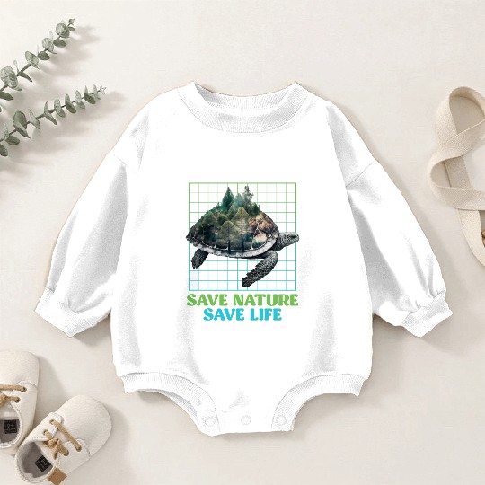 Save Nature protected species Environment Baby Romper Sweatshirts