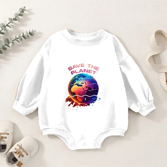 Save the Planet Nature Environment Earth Baby Romper Sweatshirts