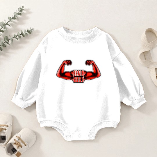Train Daily Baby Romper Sweatshirts