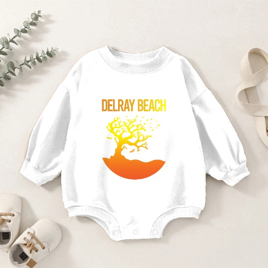 Neon Tree Art Delray Beach tumblr 1 Baby Romper Sweatshirts