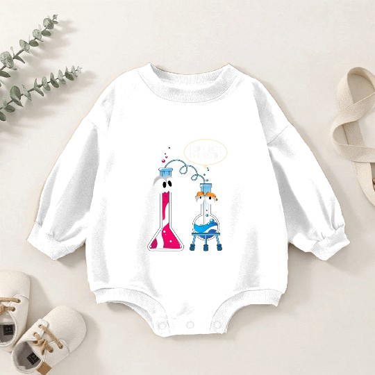 I Think You Are Overreacting Science Puns Chemist Baby Romper Sweatshirts