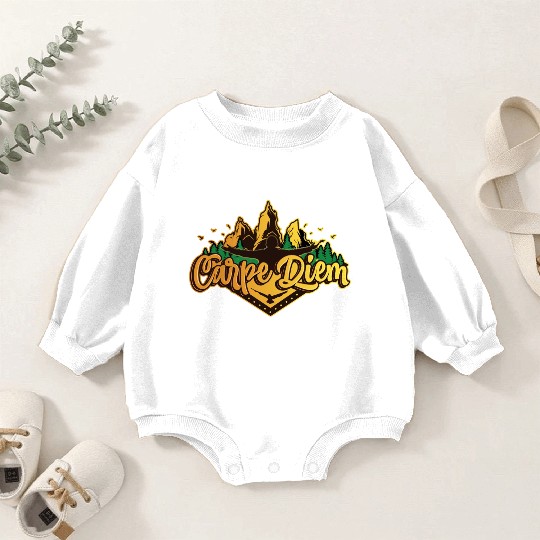 Carpe Diem Baby Romper Sweatshirts