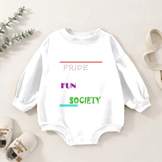 PRIDE FUN SOCIETY Baby Romper Sweatshirts