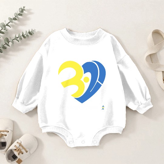 Love World Down Syndrome Awareness Day Love 3 Baby Romper Sweatshirts