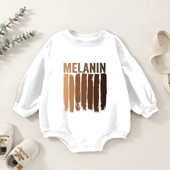 Melanin shades Black Pride Baby Romper Sweatshirts