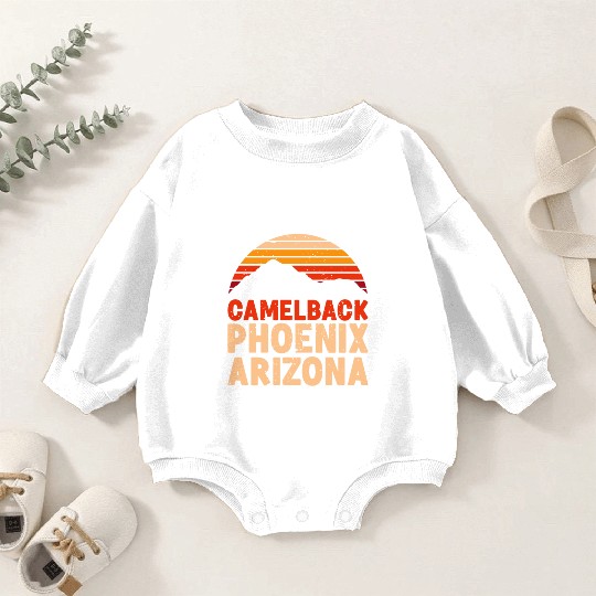Phoenix Arizonna Mountain fan Summit Climbing Baby Romper Sweatshirts