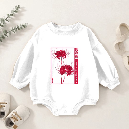 Lost Memory - red spider lily Baby Romper Sweatshirts