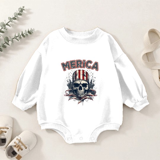 USA Independence Day 4th of July Labor Day Baby Romper Sweatshirts