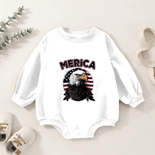 USA Independence Day 4th of July Labor Day Baby Romper Sweatshirts