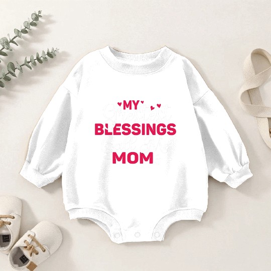 Blessed To Be Called Mom Grandma Great Grandma Baby Romper Sweatshirts