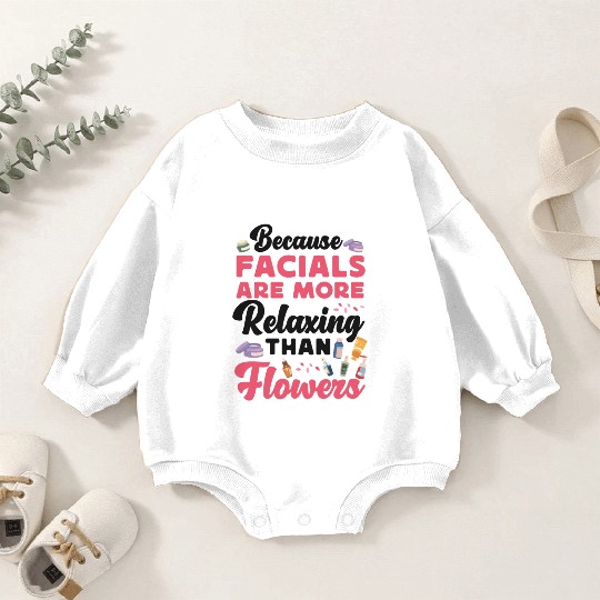 Cute Licensed Esthetician Skincare Baby Romper Sweatshirts