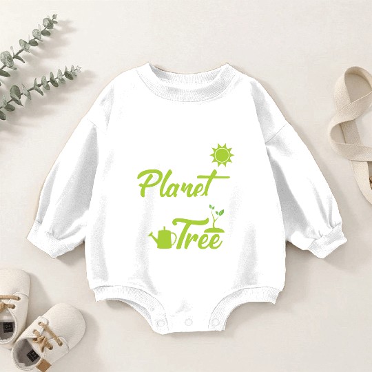 Save the Plantet Plant a Tree Funny Baby Romper Sweatshirts