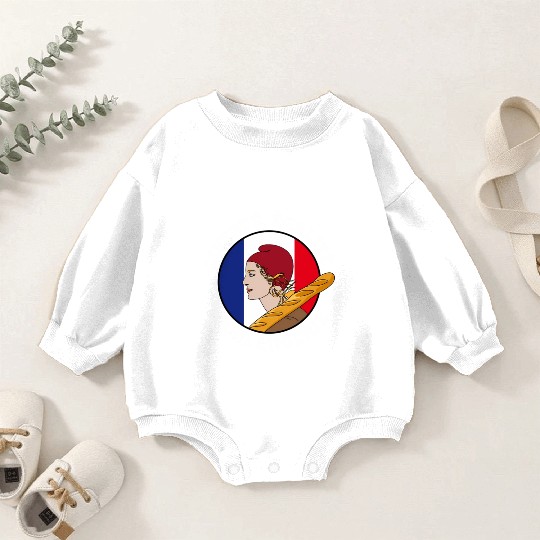 Bastille Day Marianne Of France French Revolution Baby Romper Sweatshirts