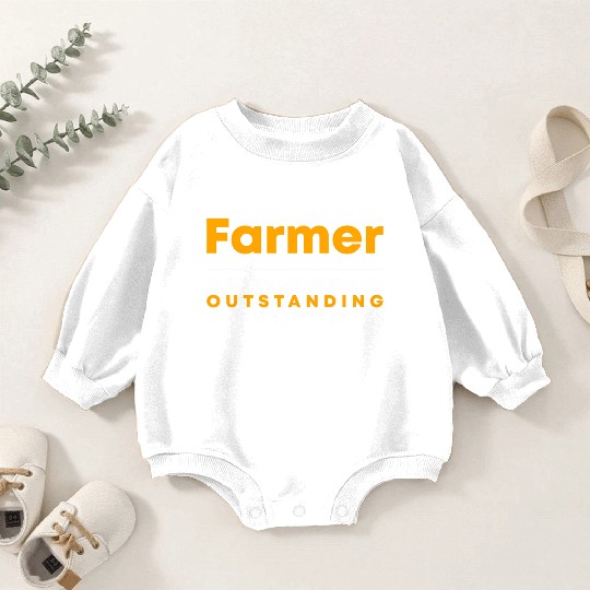 Farmer Definition Farm Farmer Baby Romper Sweatshirts
