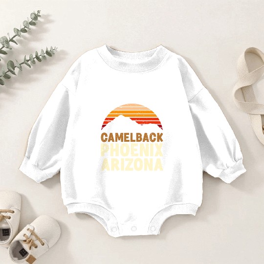 Phoenix Arizonna Mountain fan Summit Climbing Baby Romper Sweatshirts