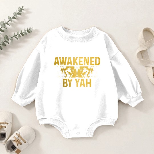 Israelite Hebrew Awakened By Yah Israel Lion Of Ju Baby Romper Sweatshirts