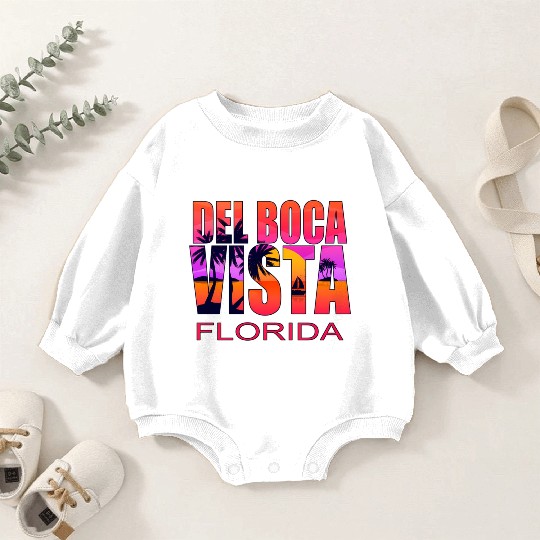 Del Boca Vista Retirement Community Novelty Baby Romper Sweatshirts