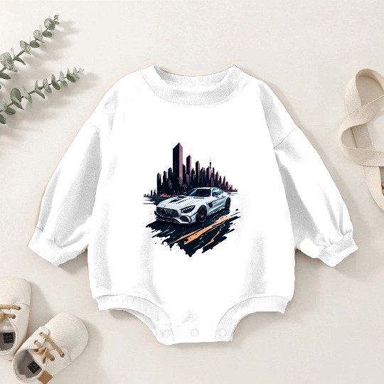 Sports car Baby Romper Sweatshirts