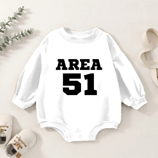 Area 51 UFO Design Baby Romper Sweatshirts