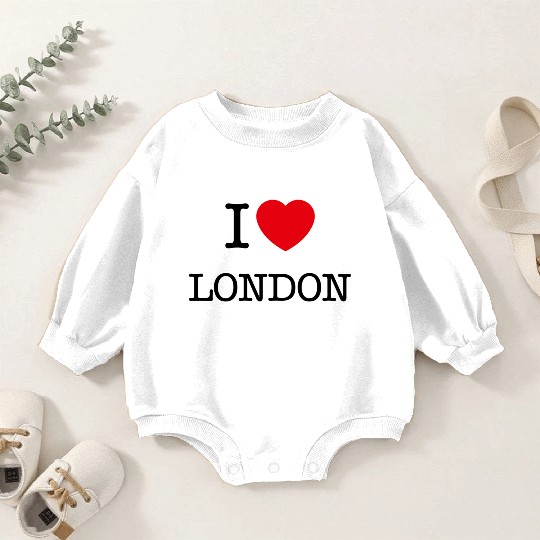I Love London Londons Baby Romper Sweatshirts