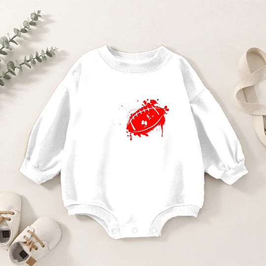 I Love Football Baby Romper Sweatshirts