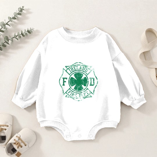 Ireland Fire Department Irish Firefighter Baby Romper Sweatshirts