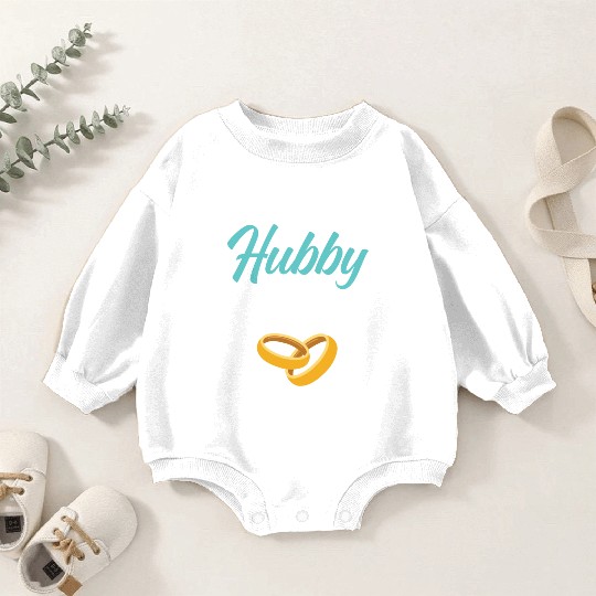 Bride And Groom Wedding Day Marriage Just Married Baby Romper Sweatshirts