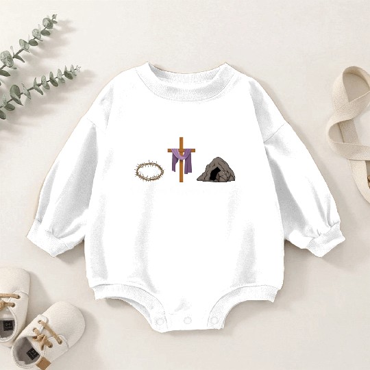 A Lot Can Happen In 3 Days For A Christian Easter Baby Romper Sweatshirts