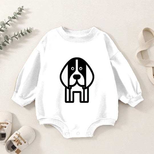 Beagle Baby Romper Sweatshirts