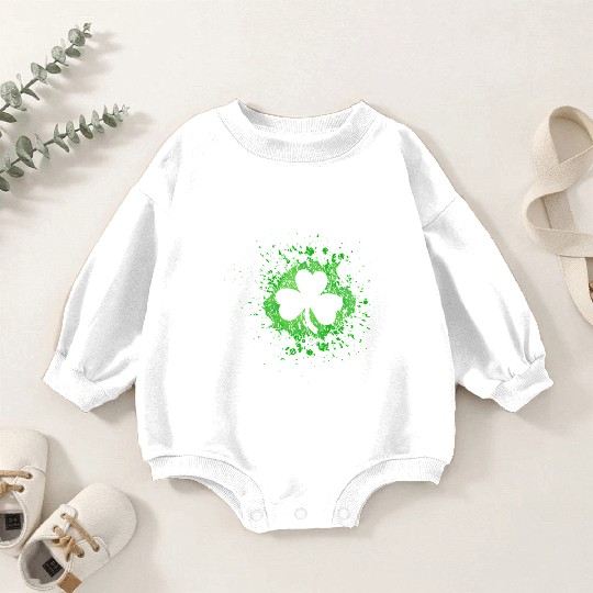 2-Sided Erin Go Bragh Shamrock Celtic Knot And Baby Romper Sweatshirts