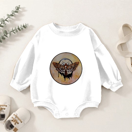 Death'S Head Hawk Moth Baby Romper Sweatshirts