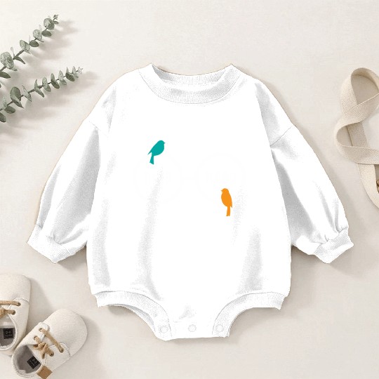 Bird Nerd Bird Watching Ornitology Baby Romper Sweatshirts