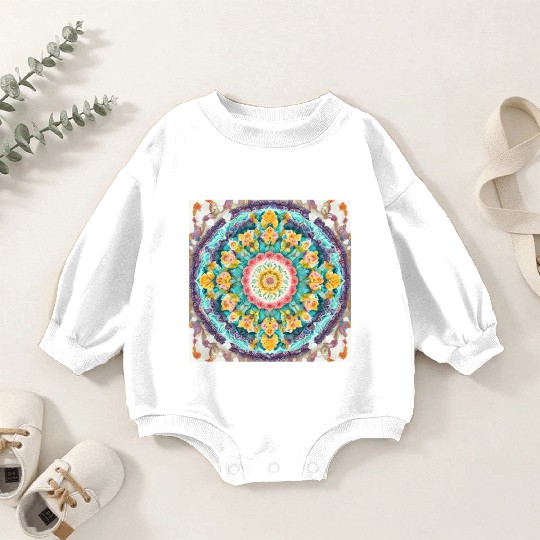 Unique Mandala V3 Baby Romper Sweatshirts