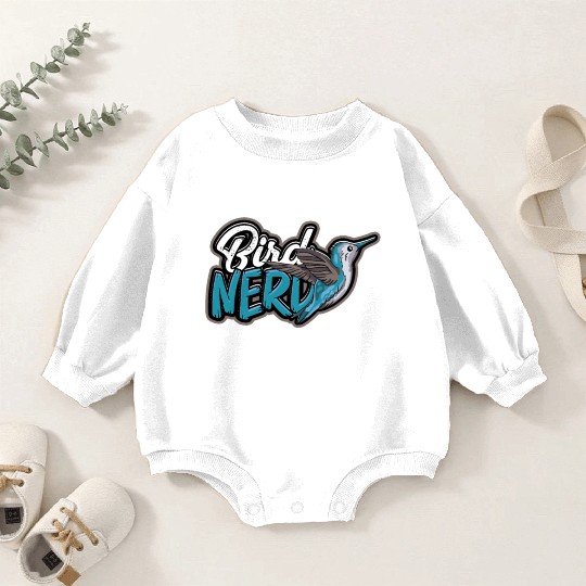 Bird Desig for Birdwatcher Bird Nerd Lover Bird Baby Romper Sweatshirts