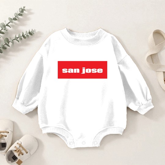 San Jose California Baby Romper Sweatshirts
