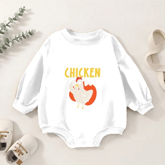 Chicken Farmer Chicken Whisperer Farm Animal Baby Romper Sweatshirts
