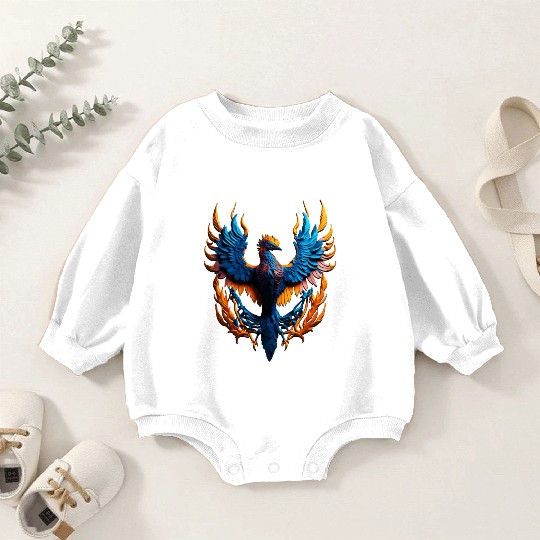 Neon Phoenix Baby Romper Sweatshirts