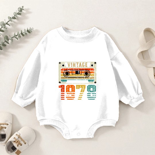 1978 44 And 44Th Baby Romper Sweatshirts