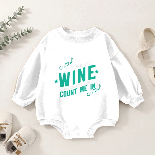 Wine And Cory Music Baby Romper Sweatshirts