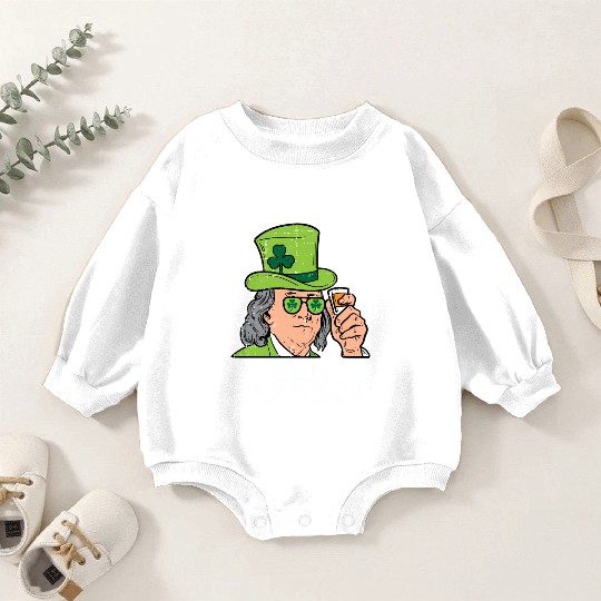 Ben Drankin Saint Paddys St Patric Day Baby Romper Sweatshirts