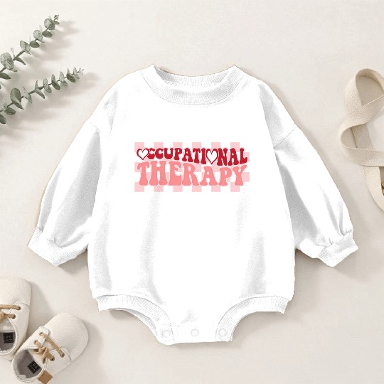 Groovy Occupational Therapy Therapist'S Day Baby Romper Sweatshirts