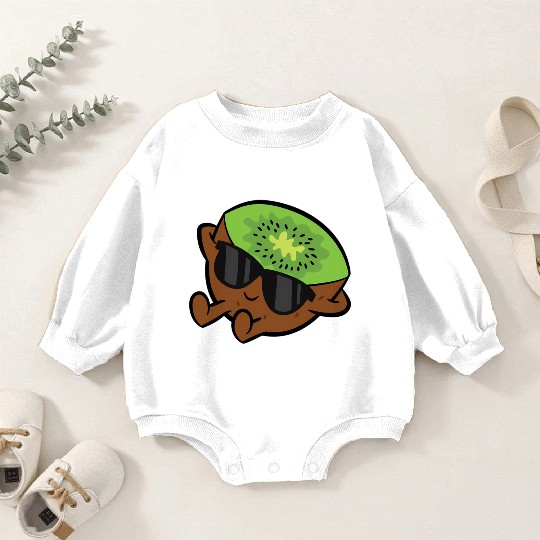 Kiwi Fruit Relang Lazy Kiwi Baby Romper Sweatshirts