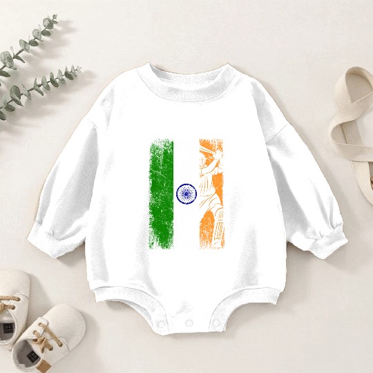 India Flag Indian Cricket Jersey Fan Player Coach Baby Romper Sweatshirts