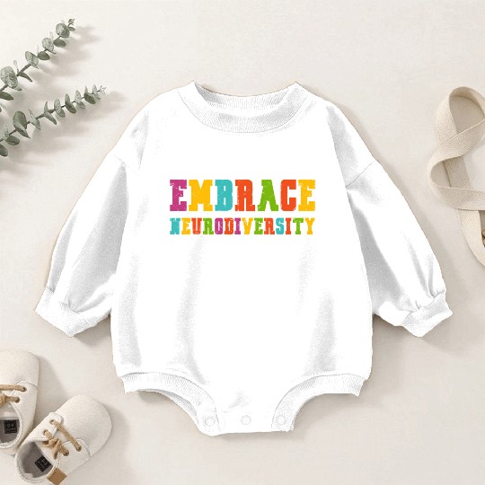 Adhd Autism Asd Embrace Neurodiversity Baby Romper Sweatshirts